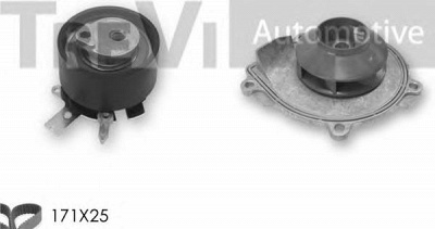 TREVI AUTOMOTIVE kd1337w -  Комплект ремня ГРМ